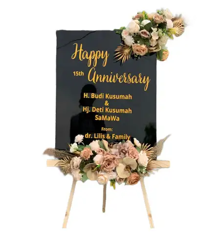 Papan Bunga Akrilik Grand Avilla Ballroom Tangerang