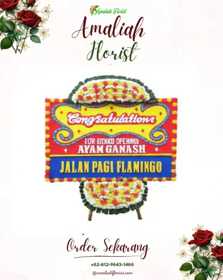 Sewa Papan Bunga Grand Avilla Ballroom Tangerang
